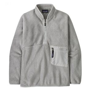 Patagonia Re-Tool Half-Zip Fleece Pullover Gray Women's Large Cozy Soft Outdoor